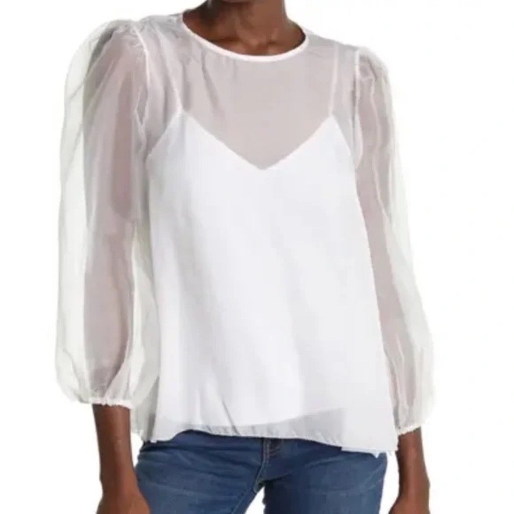 Cami NYC Penny Top in White
